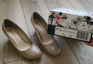 Chinese Laundry Wedge Pumps 8.5M Nude Party Work Prom - Picture 1 of 5