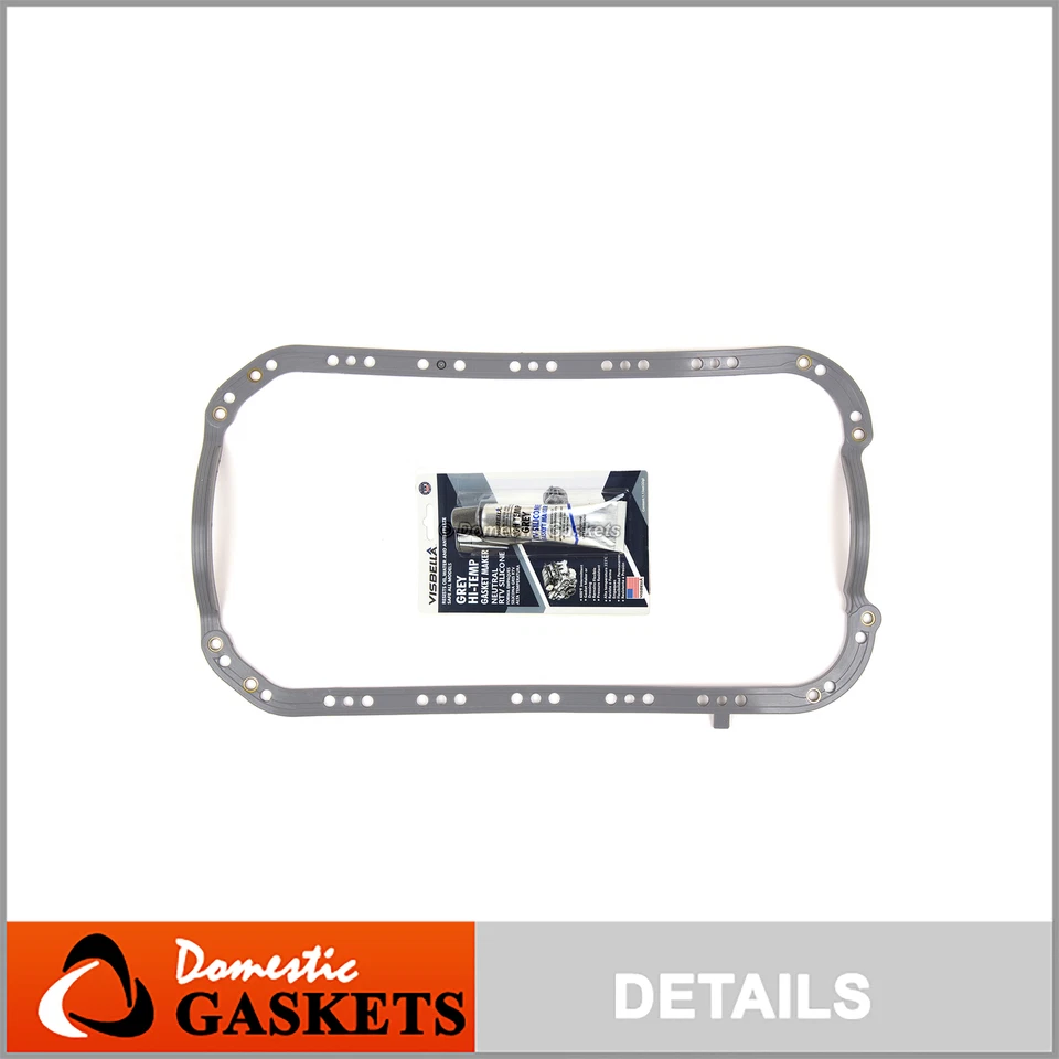 Oil Pan Gasket Fits 96-05 Honda Civic DX LX Del Sol 1.6L 1.7L SOHC D16Y7 D17A1 - Image 1 of 2