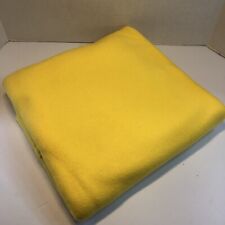 1 Yard Yellow Solid Fleece Fabric 62" wide