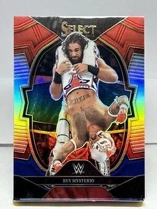 2023 Panini Select WWE #24 Rey Mysterio Red and Blue Prizm - Picture 1 of 2