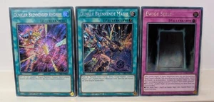 Yu-Gi-Oh! LDK2-DES04-06 Secret-Rare-Set | Dunkle brennende Magie, Ewige Seele ua - Bild 1 von 4