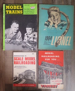 Model Trains Railroad pamphlet magazine lot 1964 Lionel Varney Railroading - Picture 1 of 6