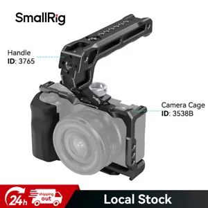 SmallRig ZV-E10 Cage with Grip + ARRI Top Handle for Sony ZV-E10 Camera - Picture 1 of 14