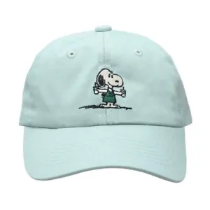 Starbucks x Peanuts Collaboration Snoopy Baseball Cap Blue Limited New Japan - Picture 1 of 3