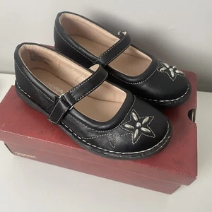 Arizona Mädchen Maggie Mary Jane flache Schuhe schwarz Größe 13 - Bild 1 von 7