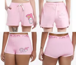 My Melody pantaloncini lounge strass e mutandine ragazzo rosa ufficiale Sanrio L - Foto 1 di 9
