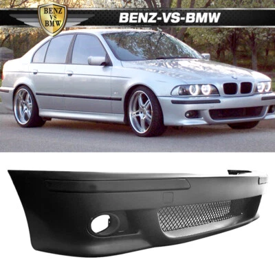 Fits 97-03 BMW E39 5 Series Front Bumper Cover M5 Style Conversion Replacement — 第 1/4 张图片
