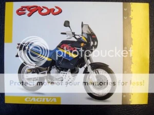 CAGIVA E900 MOTORCYCLE Sales Specification Leaflet Undated - Picture 1 of 2