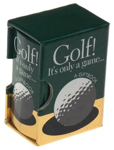 Golf! It's only a game A Mini Gift Book 191 Golfing Jokes Quotes Helen Exley Gag - Picture 1 of 2