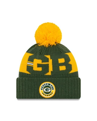NFL Green Bay Packers Sideline 2020 Bobble Wollmütze Beanie NewEra 194790916174