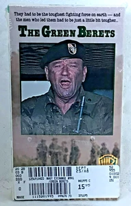 VHS Tape The Green Berets Wayne Janssen Hutton Vietnam Thriller Drama New Sealed - Foto 1 di 3