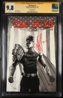 The Boys #1 Dynamite Entertainment CGC SS 9.8 Signed Antony Starr - Image 1 of 2
