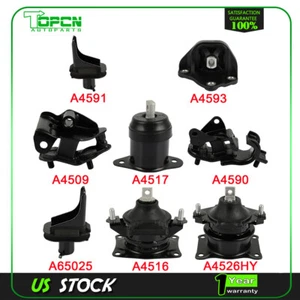 Engine Motor Mount For 2004-2008 Acura TSX 2.4L for Auto Trans Set of 8 - Picture 1 of 10