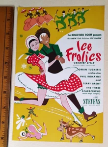 Ice Show Handbill - Program from The Stevens Hotel - Chicago Illinois circa 1949 - Picture 1 of 2