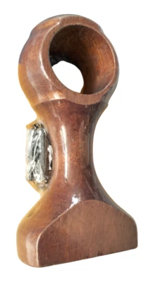 Swish Supporto Chiuso Ø35 Mm Bastone Bastoni Tenda Tende Legno Marrone Ciliegio - Immagine 1 di 4