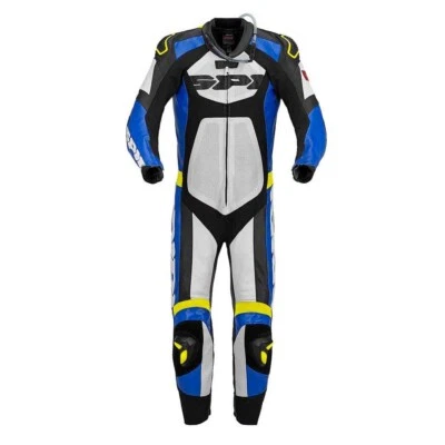 Spidi Tronik Wind Pro MOTOCICLETA TRAJE DE CARRERAS AZUL REINO UNIDO 46" PRECIO DE VENTA SUGERIDO POR EL FABRICANTE £1,500 Foto 1 de 4