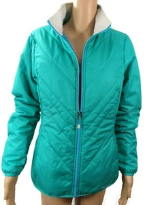 Eddie Bauer 1936 Skyliner grüne Steppjacke Damen Größe M Langarm - Bild 1 von 9