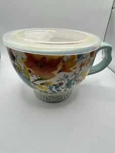 The Pioneer Woman Willow Gres Teal Jumbo 27oz Tazón Sopa Jumbo Taza Taza con Tapa - Imagen 1 de 10