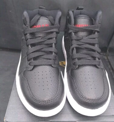 Kids 🏀 Nike Jordan Access PS Black/Gym Red/White AV7942 001 Size 12.5c - Image 1 of 4