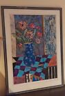Signed 1994 Abstract Postmodern Oil on Paper Romance Charms #3 Patricia A Beatty