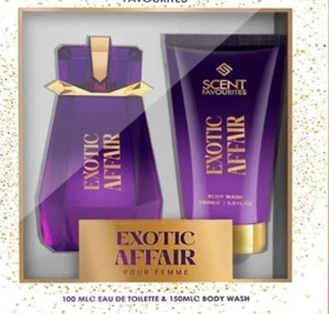 Exotic Affair Women Eau De Toilette Set . Beautiful Gift Set for any occasion - Picture 1 of 4