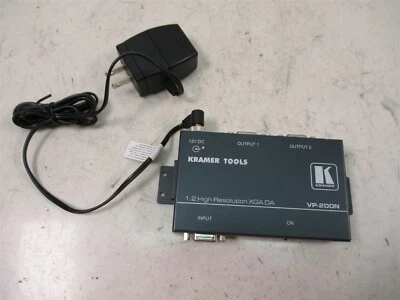 Kramer Tools VP-200N 1:2 XGA DA высокого разрешения с источником питания - Изображение 1 из 4