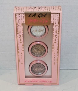 L.A. Mädchen Glitzer On Top 3 Stück Glitzer Topper Set G43311 - NEU - Bild 1 von 4