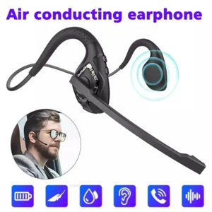 Trucker Headset Wireless Bluetooth 5.2 AI Noise Cancelling Mic For Phones PC - Picture 1 of 12