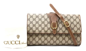 Borsa a tracolla vintage Gucci [Rank AA] GG Supreme in pelle borsa a tracolla autentica - Foto 1 di 18