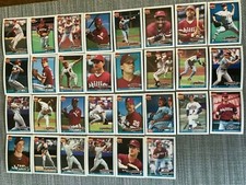 1991 PHILADELPHIA PHILLIES Topps COMPLETE Baseball Team Set 29 Cards DYKSTRA!