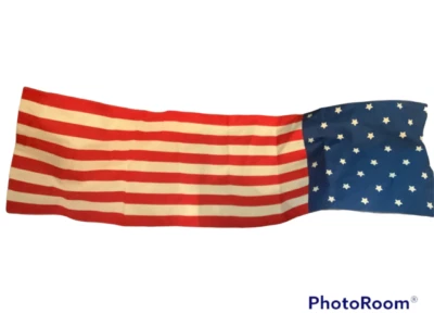Patriotic Table Runner Flag Red White Blue 14 1/2 x 48"  Stars and Stripes NEW - Image 1 of 2