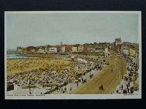 Kent MARGATE Sands & Clock Tower c1940's Postcard by A.H.& S. LP - Picture 1 of 2