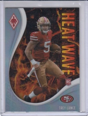 TREY LANCE 2021 Phoenix Heat Wave #15 RC 49ers - Image 1 of 2