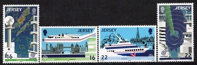 EUROPA CEPT 1988 - Jersey - Transportation and Communications - Plane - MNH Set  - Image 1 of 2