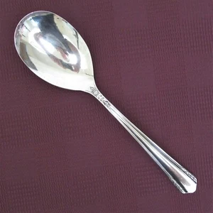 Wm A Rogers Malibu salad serving spoon silverplate flatware utensil Oneida - Picture 1 of 4