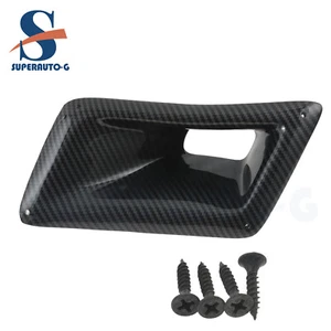Carbon Fiber style Left Side Air Vent Inlet Cover for 2003-2009 Nissan 350Z Z33 - Picture 1 of 7