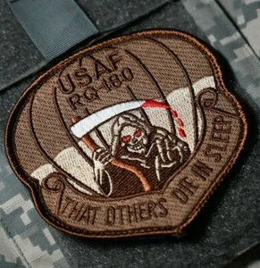 Northrop Grumman RQ-180 STEALTH UAV SHIKAKA velkrö PATCH: Others Die in Sleep - Picture 1 of 11