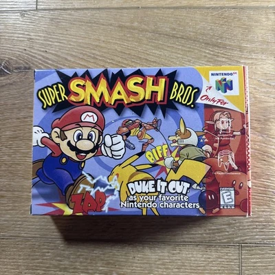 Super Smash Bros - Nintendo 64 | N64 - Complete in Box CIB - Authentic - Image 1 of 4