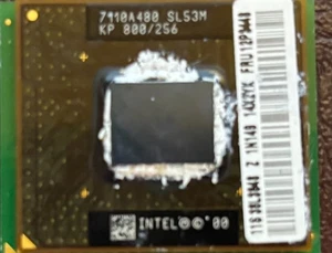 Vintage Intel Pentium III SL53M 800 MHz 256KB Cache CPU Processor - Picture 1 of 1