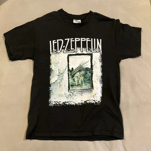 Vintage - Hanes - LED ZEPPELIN - ZEPPELIN 4 COVER - 2004 T Shirt - Youth Large - Picture 1 of 4