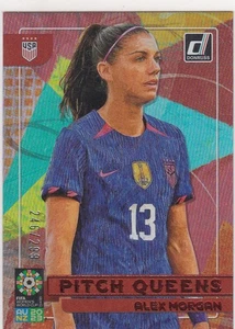 2023 Panini Donruss FIFA Women's World Cup #23 ALEX MORGAN PITCH QUEENS RED /299 - Picture 1 of 2
