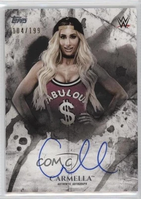 2018 Topps WWE Undisputed Undisputed Auto /199 Carmella #UA-CA Auto - Image 1 of 2