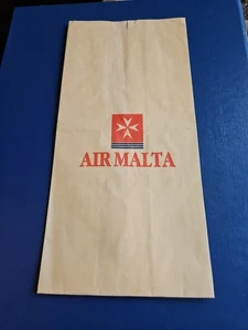 Airlines Sick Bag Air Malta Airways Vintage - Picture 1 of 2