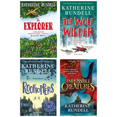 Katherine Rundell 4 Book Collection Set - NEW (Free P+P) Explorer, Rooftoppers - Image 1 of 4
