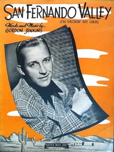 San Fernando Valley Vintage Sheet Music by Gordon Jenkins 1943 - Picture 1 of 1