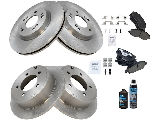 Kit de pastillas de freno delanteras y traseras y rotor para Jeep Patriot 2007-2017 2014 YF686JJ Foto 1 de 1