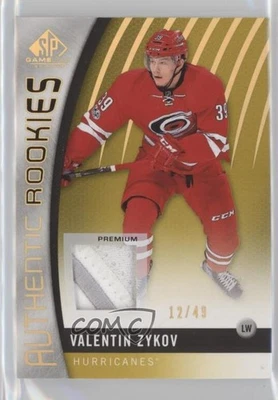 2017 SP Game Used Gold Spectrum Premium Materials /49 Valentin Zykov Rookie RC - Image 1 of 2