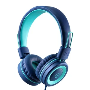 Kids Headphones - K11 Foldable Stereo Tangle-Free 3.5mm Jack Wired Cord On-Ea... - Picture 1 of 8