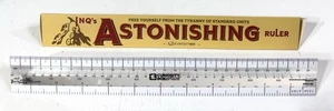 INQ's Astonishing Ruler.  Free Yourself From The Tyranny Of Standard Units - New - Picture 1 of 8
