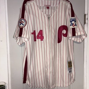 1980 Mitchell and Ness Pete Rose Philadelphia Phillies Jersey size Medium *READ - Picture 1 of 13